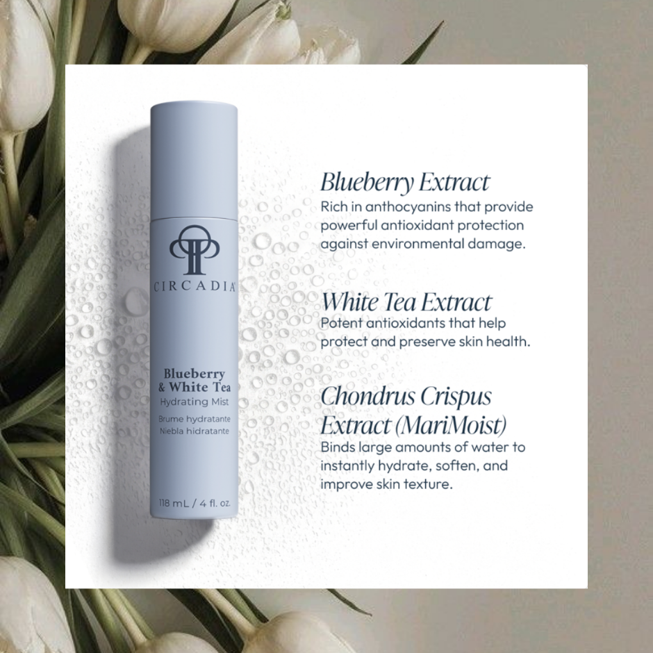 BLUEBERRY & WHITE TEA HYDRATING MIST